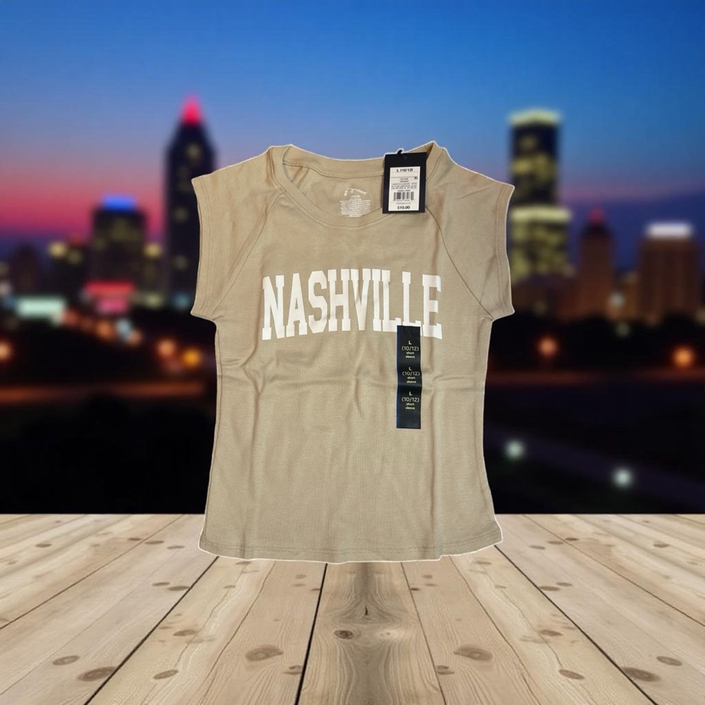 art class Kids Tan Nashville Tee